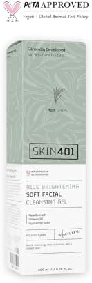 Alternative view of SKIN401 Pirinç Özlü Aydınlatıcı Yüz Temizleme Jeli 200ml