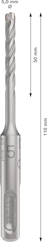 1x PRO SDS plus-5X Kırıcı Delici Delme Ucu (Donatılı Beton, Beton, Ø 5,00 mm, Professional Aksesuar Kırıcı Delici) - Görsel 3