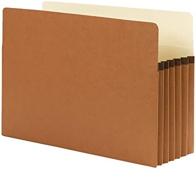 Alternative view of Smead% 100 geri dönüştürülmüş dosya çanta, düz kesimli Tab, 5 – 1/10,2 cm Expansion, Legal Boyut, Redrope, kutu başına 10 adet (74206)
