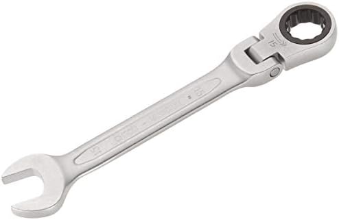 0345 Mafsallı Cırcır Kombine Anahtar 15mm - Görsel 3