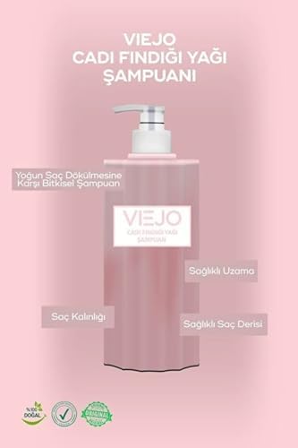 VIEJO Cadı Fındığı Şampuanı - Saç Dökülmesine Karşı Ve Yeni Saç Oluşumu Sağlayan Onarıcı Akıllı Şampuan