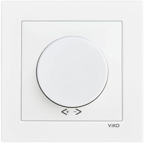 Karre 55 Beyaz PRO Dimmer RC 400W C1 Mekanizma