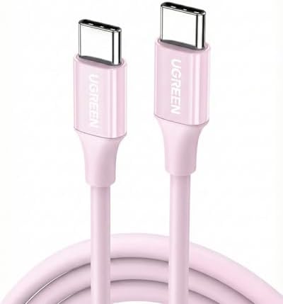 Alternative view of USB-C 60W 3A QC PD Hızlı Şarj Kablosu, 1 Metre, Pembe, 65124