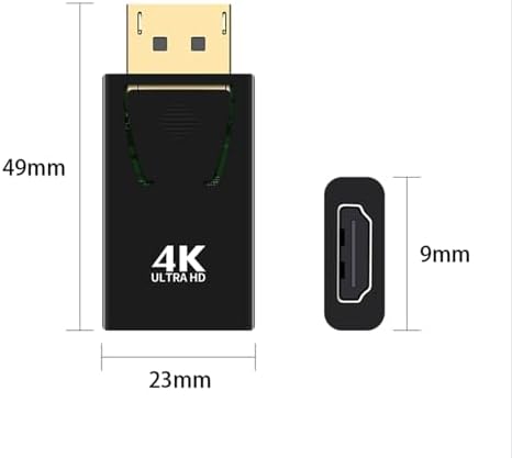 4K 30Hz DisplayPort to HDMI Çevirici Dönüştürücü Adaptör