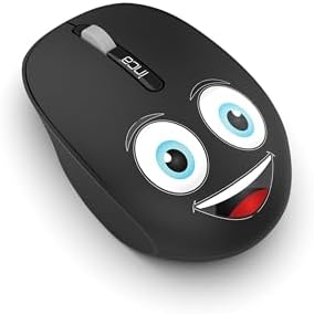 INCA Weeny IWM-245ST DESİNG 3D WİRELESS SİYAH MOUSE Sevimli Emoji Karakterli,2.4 GHz USB,Ergonomik Zarif Kullanım Şekli, Konforlu Dokunuş Hissi,1200 Dpi, 10M Çekim Mesafesi,Uyku Modu - Görsel 3