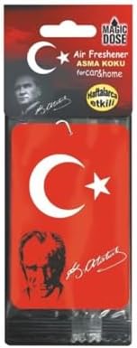 Alternative view of Asma Karton Koku Türk Bayrağı-Atatürk