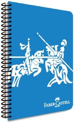 PP Kapak Knights Canlı Spiralli Defter 80 Yaprak Çizgili