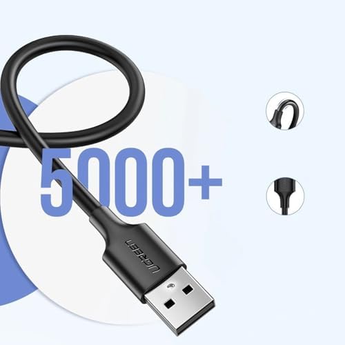 Alternative view of 2.0 A USB-A & Micro USB Data ve Şarj Kablosu, 50 Santimetre, Siyah, ACBUGN60135