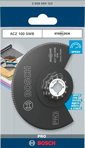 Alternative view of 1x PRO ACZ 100 SWB Starlock Testere Ucu (Çatı keçesi, Polistiren PS, Ø 100 mm, Professional Aksesuar Çok Fonksiyonlu Makine)