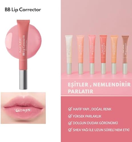 BB Lip Corrector 01 Renk Eşitleyici Dudak Parlatıcısı, Pembe