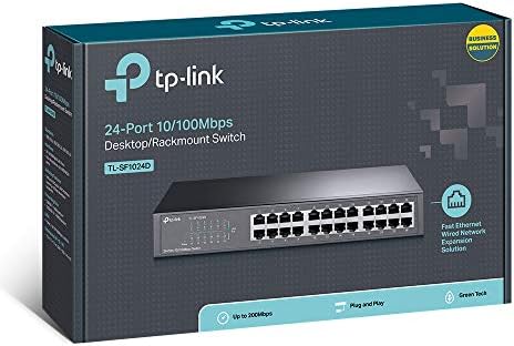 Alternative view of TL-SF1024D, 24-Portlu 10/100Mbps Desktop/Rackmount Switch