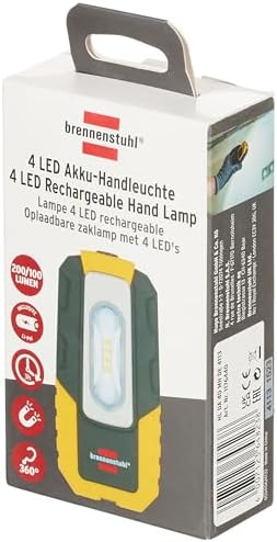 4 Led li Şarjlı El Feneri