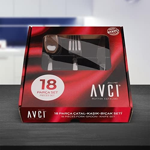 AVCI İstanbul 18 Parça Çatal Kaşık Bıçak Takımı