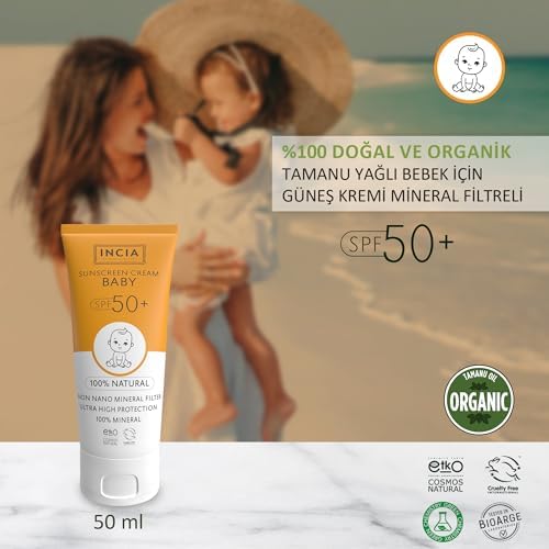 Alternative view of %100 Doğal Bebek Güneş Kremi Leke Karşıtı Mineral Filtreli Yüksek Koruma SPF50 UVA UVB 50 ml