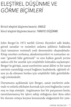 Alternative view of John Berger’in Görme Biçimleri: Bir Tahlil (Kapak değişebilir)