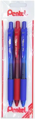 Alternative view of ENERGEL 0.7 mm Likit Roller Kalem 2xMavi/1xKırmızı 3'lü set