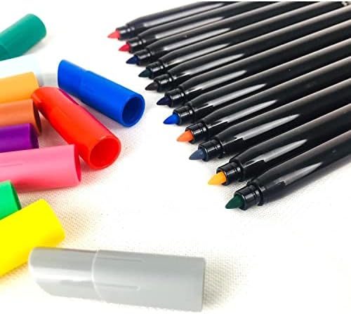 Intensity Keçeli Boyama Kalemi 12 Renk, Su Bazlı Mürekkep, 0.9mm Keçeli Kalem Ucu, Yetişkin Boyama için İdeal