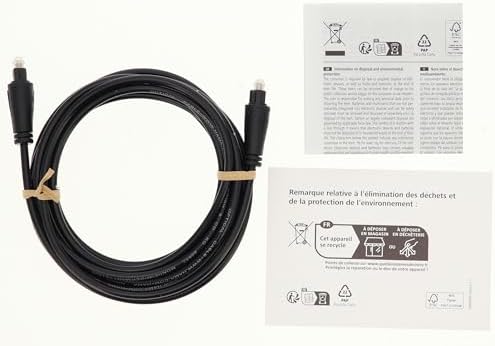 Alternative view of Optik Fiber Kablo, ODT Plug (Toslink), 3m