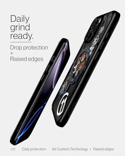 16 Pro ile Uyumlu ince MagSafe Kılıf Ultra Hybrid T Kamera Butonu Sararmaya Dayanıklı DuraClear™ Hava Kanalı Teknolojisi™ Askeri Sınıf Koruma c11 Chronos Kapak - ACS09193 - Görsel 3