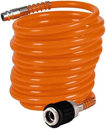 Alternative view of Orijinal  Spiral Hortum 6 mm, 4 m (Kompresör Aksesuarı, 4 metre uzunluk, 6 mm iç çap, PU malzeme, maks. çalışma basıncı 10 bar, hızlı bağlantı ve fiş dahil) - 4139410