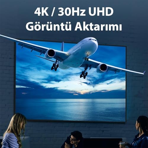 4K 30Hz Type-C to HDMI Çevirici Dönüştürücü Adaptör