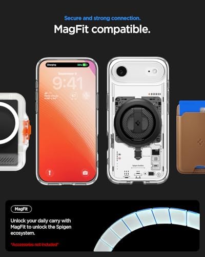 Air ile Uyumlu ince MagSafe Kılıf Ultra Hybrid Sararmaya Dayanıklı DuraClear™ Hava Kanalı Teknolojisi™ Askeri Sınıf Koruma MagFit Neo One Tasarım Kapak - ACS10059 - Görsel 3