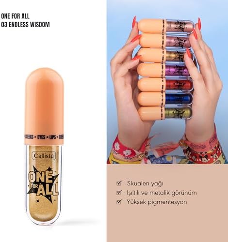 Alternative view of Callista One For All 03 Endless Wisdom Eyes & Lips & Cheeks Likit Göz Farı