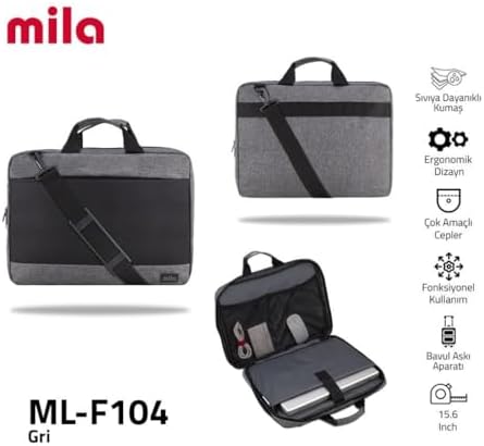 ML-F100 13,14,15.6 Mila Laptop Çantası,,Mac Air Uyumlu
