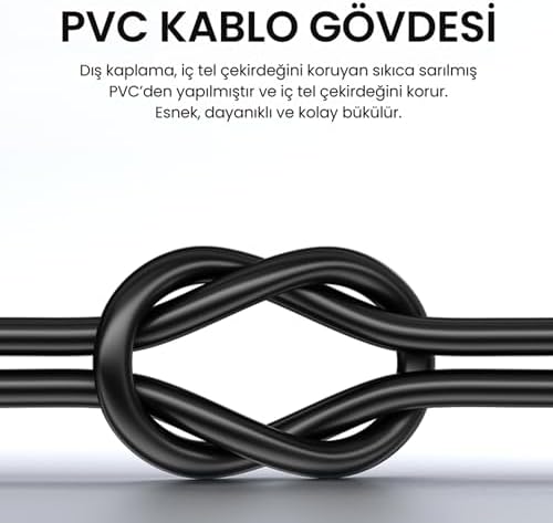 USB-A Male to Male Uzatma USB 2.0 Kablo 1.5 Metre