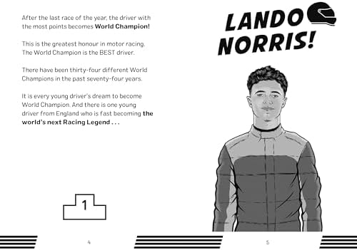 Alternative view of Racing Legends: Lando Norris: 101 Facts about Formula One