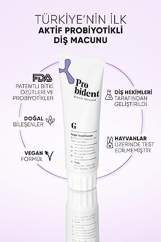 Alternative view of Aktif Probiyotik Doğal Florürsüz Diş Macunu Üzüm Çekirdeği Özüt Ilaveli Ağız Kokusu