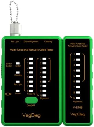 Alternative view of Multi Fonksiyonel Fiber Optik RJ45 Network Ethernet Ağ Kablo Test Cihazı