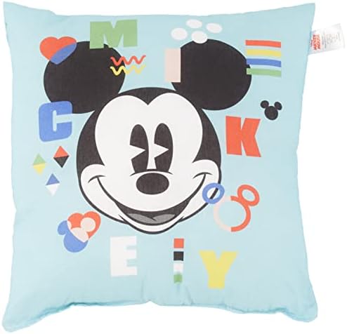 Mickey Funny Lisanslı Karakter Baskılı Pamuk Kırlent, Çok Renkli, 40x40 cm