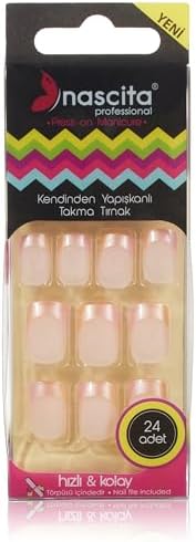 French Mat Tırnak Kendinden Yapışkanlı (24'Lü)