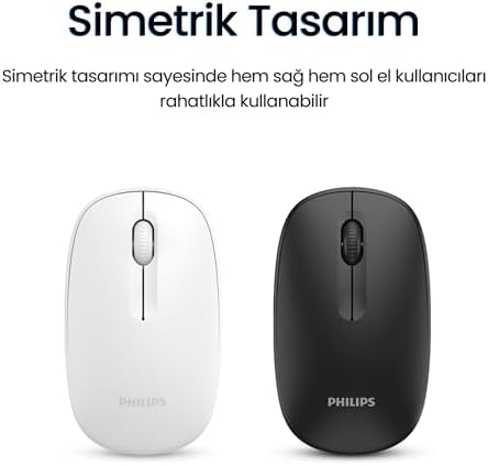 SPT6318 Kablosuz Klavye ve Mouse Seti, Tam Boyutlu, Sağ ve Sol Elle Kullanıma Uygun Türkçe Q Klavye Mouse Seti Siyah - Görsel 3