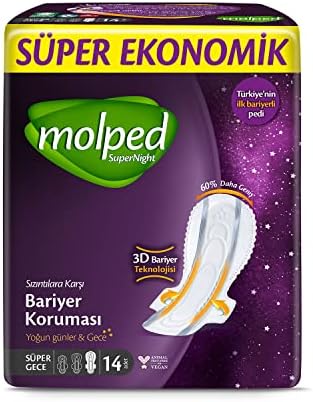 Alternative view of Supernight Ultra Hijyenik Ped Super Gece Süper Ekonomik 14 Adet