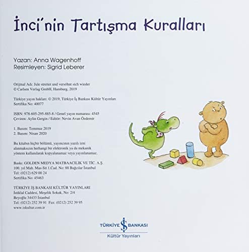 Alternative view of İnci'nin Tartışma Kuralları: İlk Okuma Kitabım