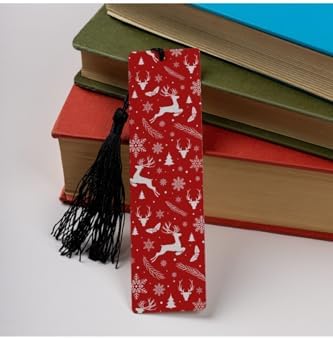 Yılbaşı Temalı Kitap Ayracı 13.5 cm x 4 cm Metal Malzeme