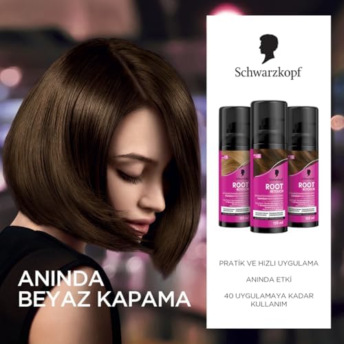 Root Retoucher Beyazları Anında Kapatan Sprey Boya Siyah 120 ml