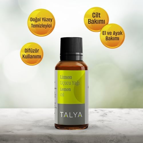 Alternative view of %100 Saf Limon Uçucu Yağı 10 ml - Cilt Bakımı - Taze ve Enerjik Koku - Difüzör İçin Aromaterapi Yağı