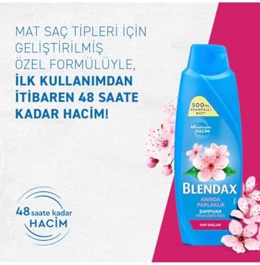 Anında Parlaklık ve Yumuşaklık Kiraz Çiçeği Özlü Şampuan, 500 ml