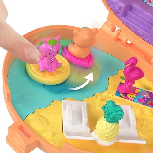 Alternative view of Polly bebek ve evcil hayvan oyun seti, Sevimli Ayıcık mini oyun seti, anahtarlık ve pelüş, meyve temalı aksesuarlar ve tılsımlar, JKC79