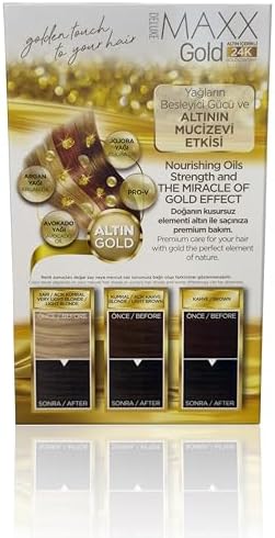 Alternative view of serisi 24K Altın Parçacıklı Serum ile 1 Kutu 2 x 50 ml ve Geliştiriciler Saç Boyası (YOĞUN KÜLLÜ AÇIK KUMRAL 8.11)