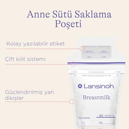 Anne Sütü Saklama Poşeti 25 adet