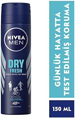 Dry Fresh Erkek Sprey Deodorant, 150 ml
