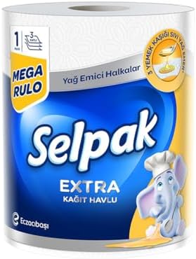 Yağ Emici Kağıt Havlu 1 Dev Rulo (1=3)