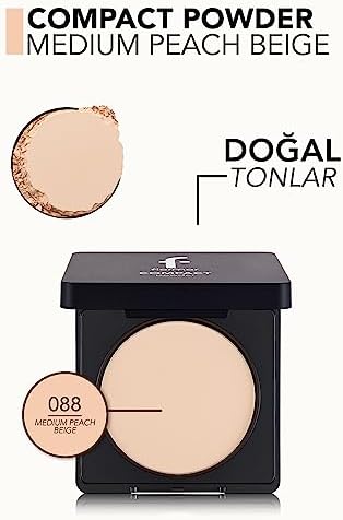 Yüksek Pigmentli & Yarı Mat Bitişli Ince Yapılı Kompakt Pudra