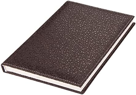 2K 4913 Defter 17x24 Cm. Kareli̇ 160 Yapraklı Suni Deri Hilton Desen Kapaklı Kahverengi, Kahverengi