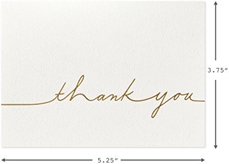 Alternative view of Signature Gold Teşekkür Kartları, Altın Yazı (Zarflı 10 Kart)