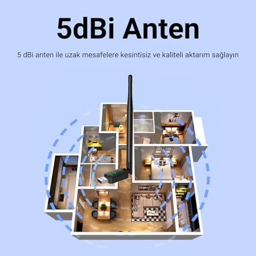 Alternative view of AD083 650 Mbps USB Adaptör Wifi Alıcı Verici Access Point